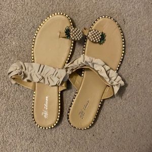 Pineapple sandals
